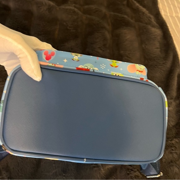 Loungefly Disney Character Mini Backpack – Blue, 10.5” x 9”, New w/o Tags - Picture 3 of 10